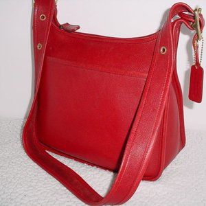 Coach, Coach Legacy Bag, Coach 9966, Red Coach
